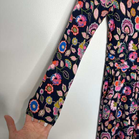 Boden Amelie Midi Dress Size 6 Multi Cascade Bloom Floral - Picture 4 of 11